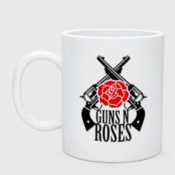 Кружка керамическая Guns n roses rose