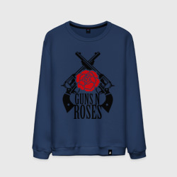 Мужской свитшот хлопок Guns n roses rose