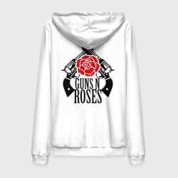 Мужская толстовка на молнии хлопок Guns n roses rose