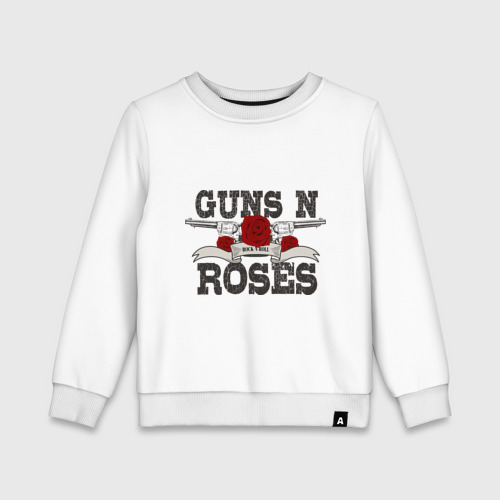 Детский свитшот хлопок Guns n roses black