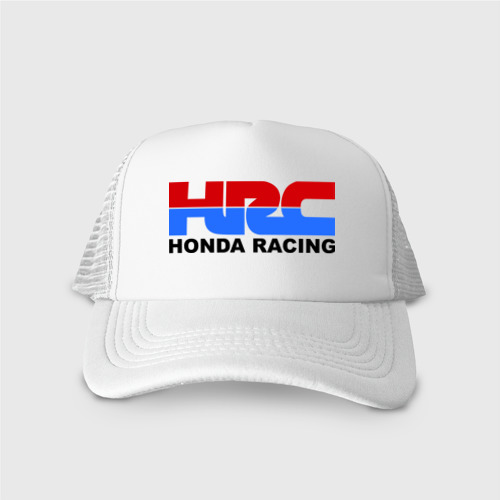 Кепка тракер с сеткой HRC Honda Racing, цвет белый