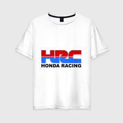 Женская футболка хлопок Oversize HRC Honda Racing