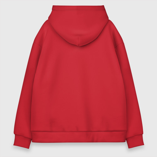 Мужское худи Oversize хлопок Champion flag, цвет красный - фото 2