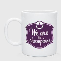 Кружка керамическая We are the champions