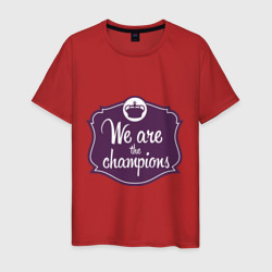 Мужская футболка хлопок We are the champions