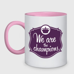 Кружка двухцветная We are the champions