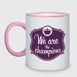 Кружка двухцветная We are the champions