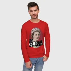 Мужской лонгслив хлопок The Queen - фото 2