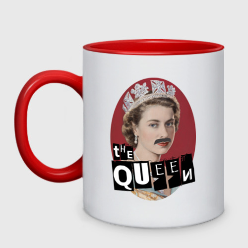 Кружка двухцветная The Queen