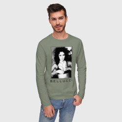 Мужской лонгслив хлопок Monica Bellucci black - фото 2