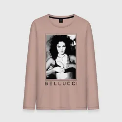 Мужской лонгслив хлопок Monica Bellucci black