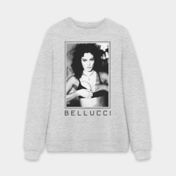 Мужской свитшот oversize без начеса хлопок Monica Bellucci black