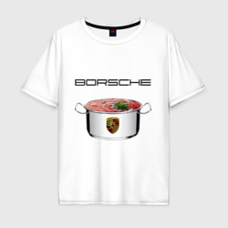 Мужская футболка хлопок Oversize Borsche