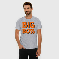 Мужская футболка хлопок Slim Big Boss - фото 2