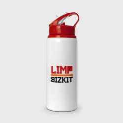 Бутылка для воды с трубочкой Limp Bizkit 2