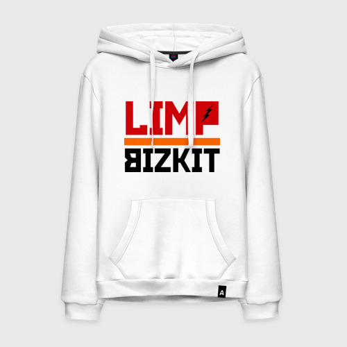 Мужская толстовка хлопок Limp Bizkit 2, цвет белый