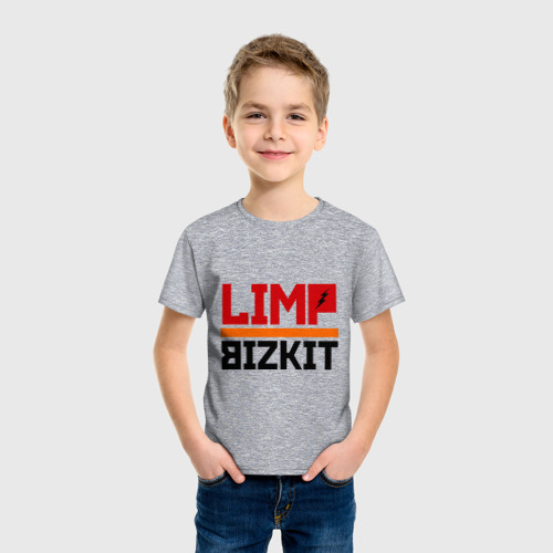 Детская футболка хлопок с принтом Limp Bizkit (2), фото на моделе #1