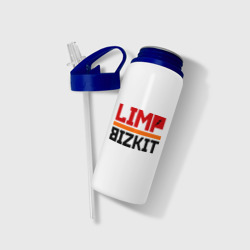 Бутылка для воды с трубочкой Limp Bizkit 2 - фото 2