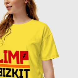 Женская футболка хлопок Oversize Limp Bizkit 2 - фото 2