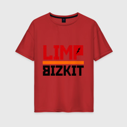 Женская футболка хлопок Oversize Limp Bizkit 2