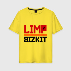 Женская футболка хлопок Oversize Limp Bizkit 2