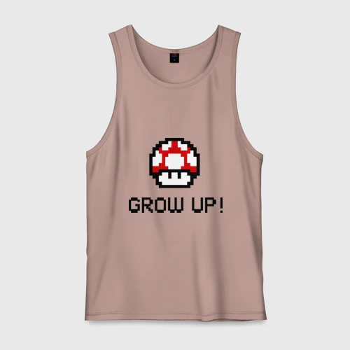 Мужская майка хлопок Grow up!