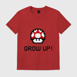 Мужская футболка хлопок Grow up!