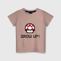 Детская футболка хлопок Grow up!