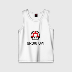 Детская майка хлопок Grow up!