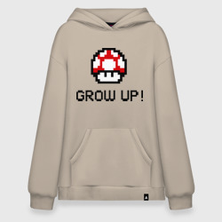 Худи SuperOversize хлопок Grow up!