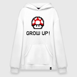 Худи SuperOversize хлопок Grow up!