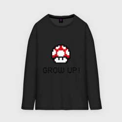 Мужской лонгслив oversize хлопок Grow up!