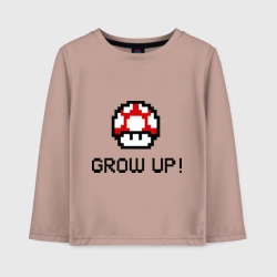 Детский лонгслив хлопок Grow up!