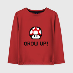 Детский лонгслив хлопок Grow up!