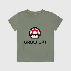 Детская футболка хлопок Grow up!