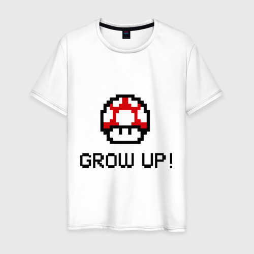 Мужская футболка хлопок Grow up!