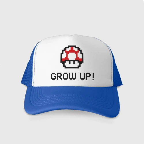 Кепка тракер с сеткой Grow up!