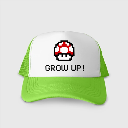 Кепка тракер с сеткой Grow up!