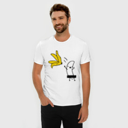 Мужская футболка хлопок Slim Банан стриптизер - фото 2