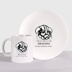 Набор: тарелка + кружка Skyrim – тут нет драконов
