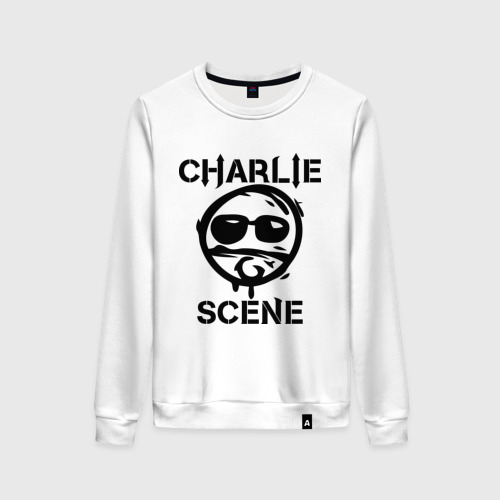 Женский свитшот хлопок Charlie Scene (HU), цвет белый