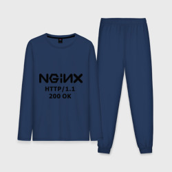 Мужская пижама с лонгсливом хлопок Nginx 200 ok