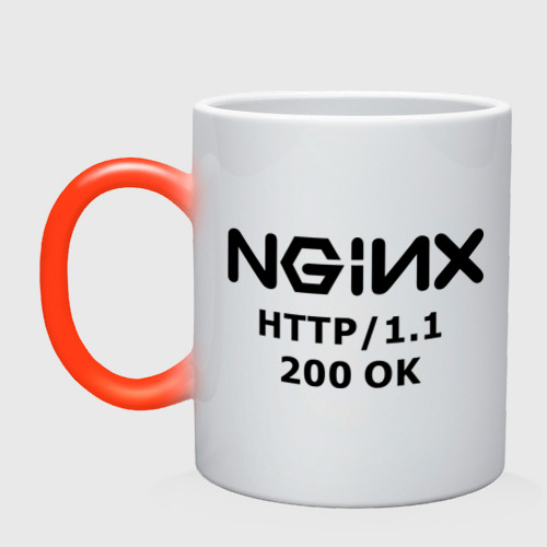 Кружка хамелеон Nginx 200 ok