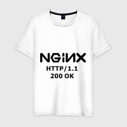 Мужская футболка хлопок Nginx 200 ok