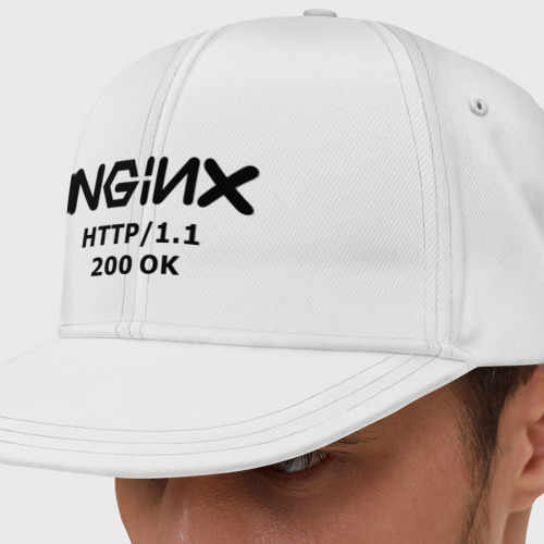 Кепка снепбек с прямым козырьком Nginx 200 ok