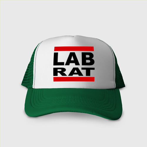 Кепка тракер с сеткой Lab Rat, цвет зеленый