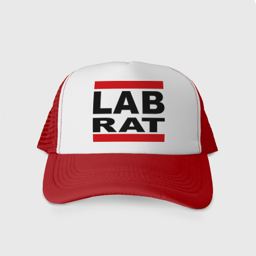 Кепка тракер с сеткой Lab Rat, цвет красный