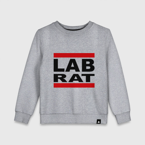 Детский свитшот хлопок Lab Rat, цвет меланж