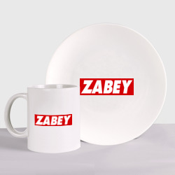 Набор: тарелка + кружка Zabey