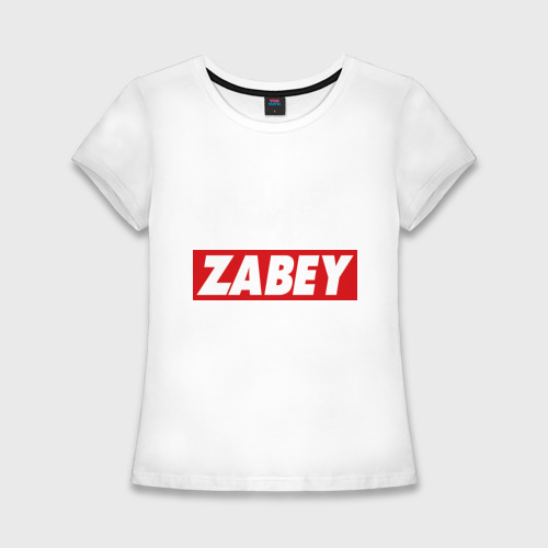 Женская футболка хлопок Slim Zabey, цвет белый